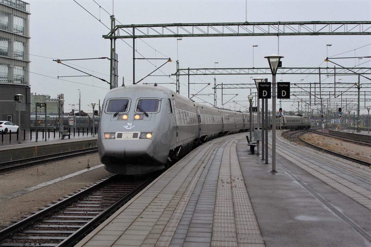 Am 30.08.2018 erreicht Snabbtåg 523 aus Stockholm seinen Endbahnhof Malmö C.