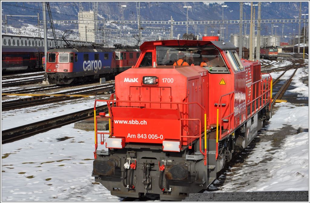 Am 843 005-0 in Buchs SG. (27.01.2016)