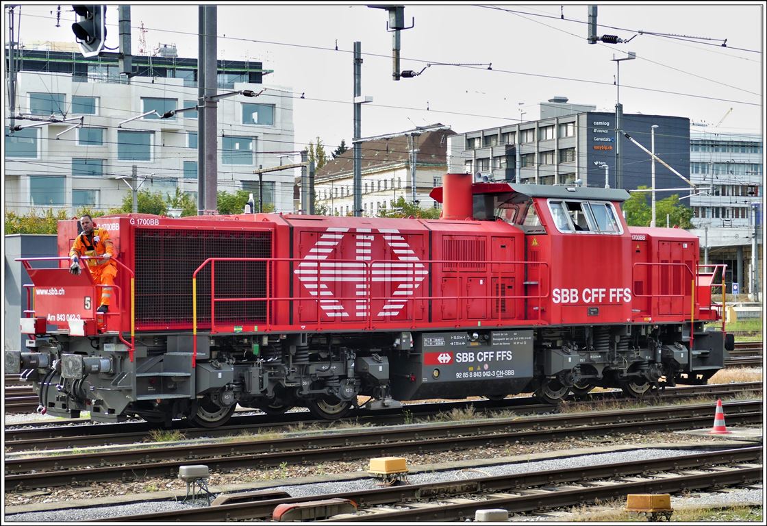 Am 843 041-3 in Basel SBB. (24.10.2019)