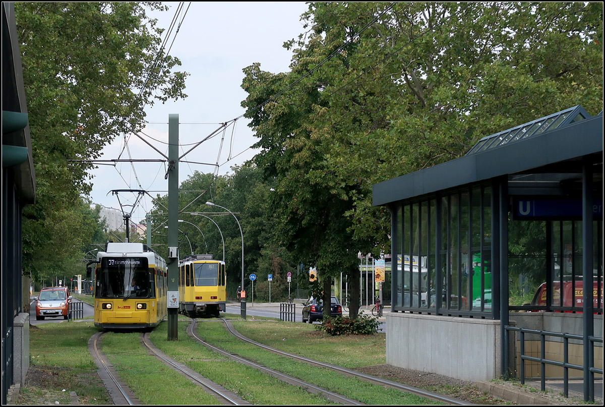 Am Berliner Tierpark -

An der Haltestelle Tierpark im Berliner Osten kann von der Straßenbahn in die U-Bahnlinie 5 umgestiegen werden.

20.08.2019 (M)