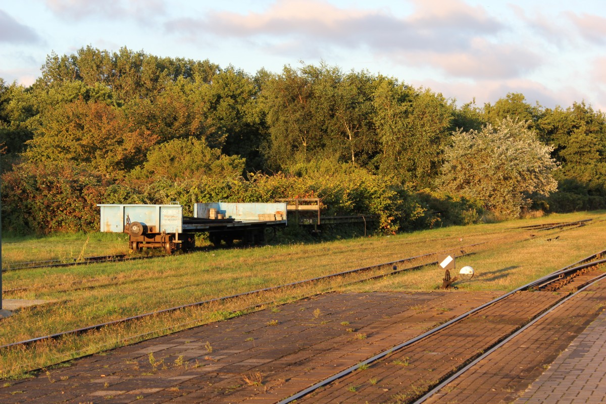 Am Morgen des 01.09.2014 regte sich noch nichts im Bahnhof Wangerooge.