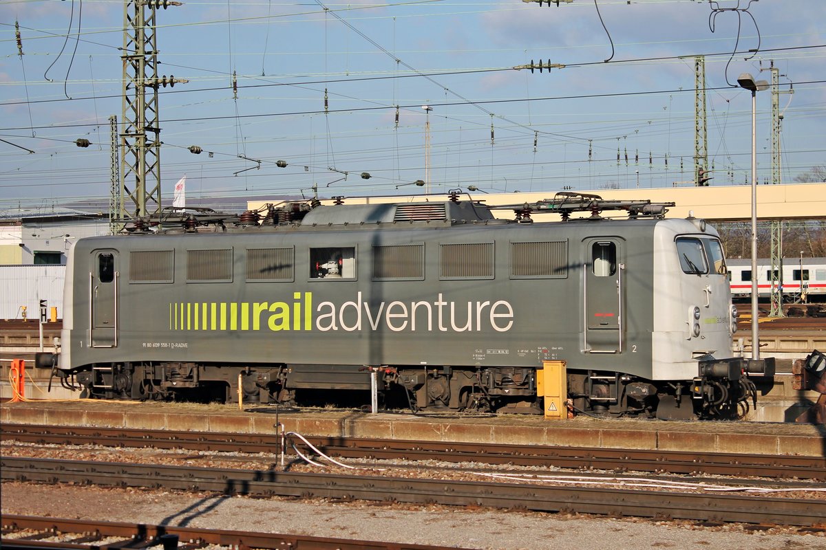 Am Nachmittag des 21.02.2018 stand RADVE 139 558-1  Albert Jonker  abgestellt auf Gleis 95 im Badischen Bahnhof von Basel und wartete dort auf ihren nächsten Einsatz.