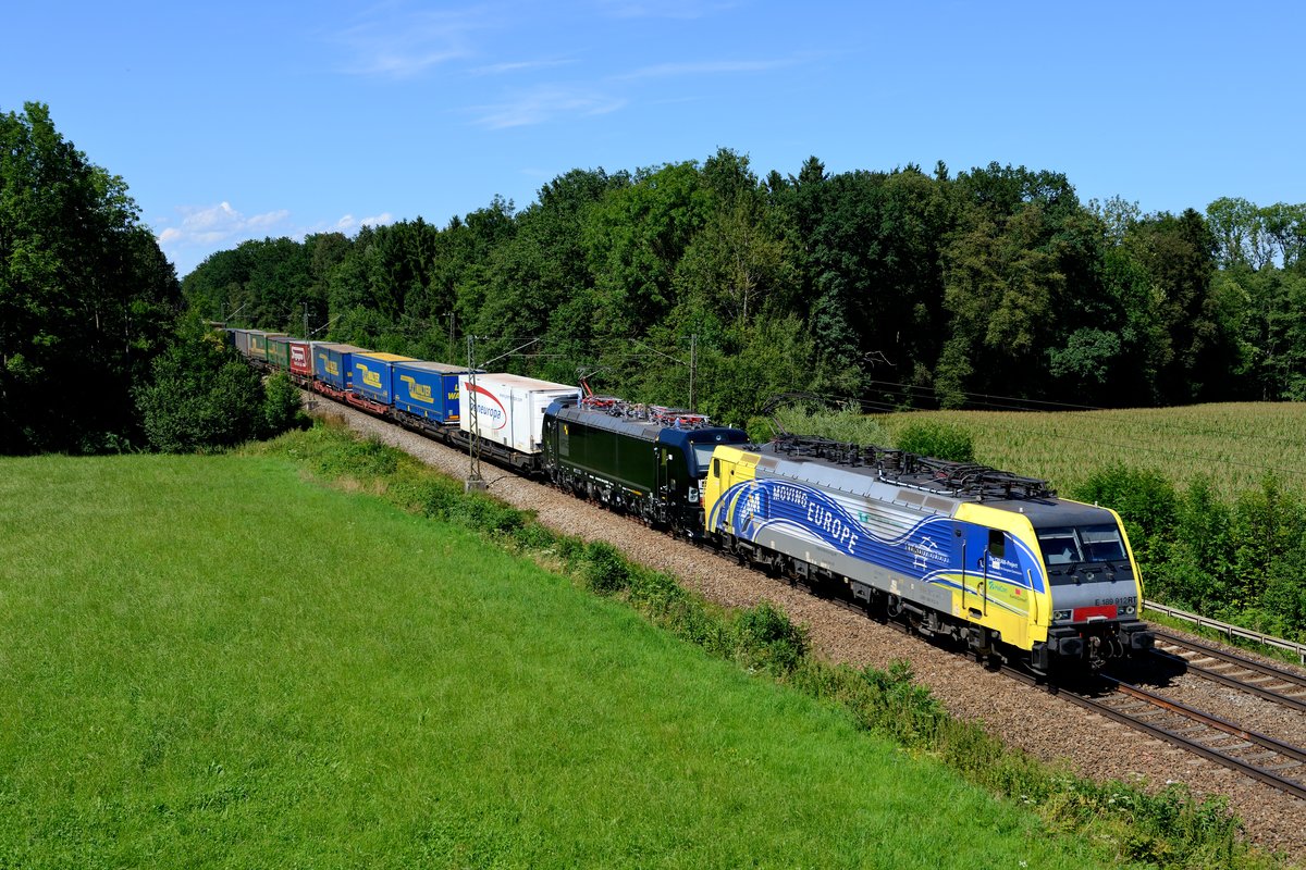 Am Sonntag, den 30. Juli 2017, konnte ich bei Gutmart die 189 912 und 193 661 mit dem DGS 43127 von Wuppertal nach Verona Q.E. aufnehmen.