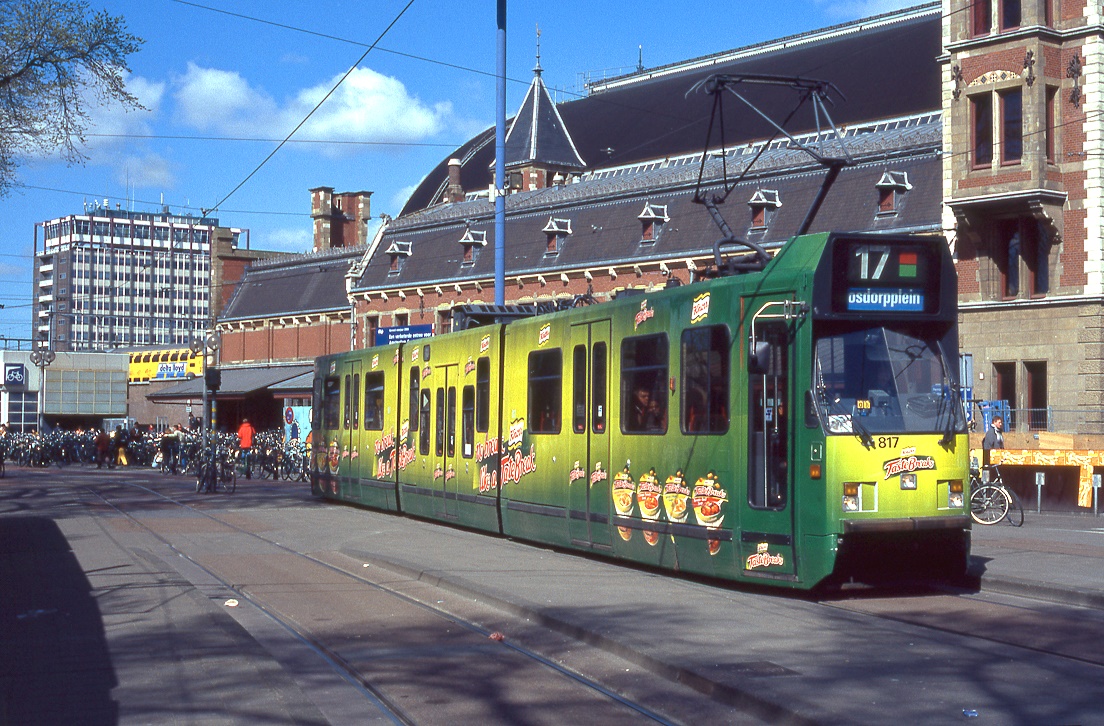 Amsterdam 817, Stations Plein, 07.04.2000.