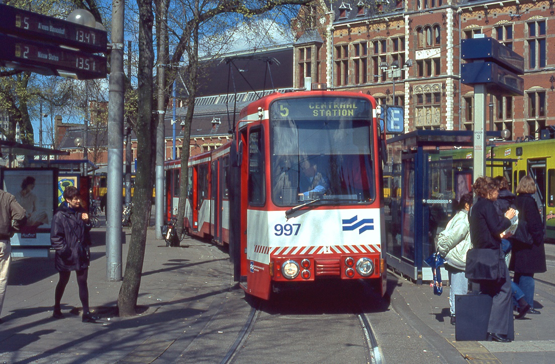 Amsterdam 997, Stations Plein, 07.04.2000.