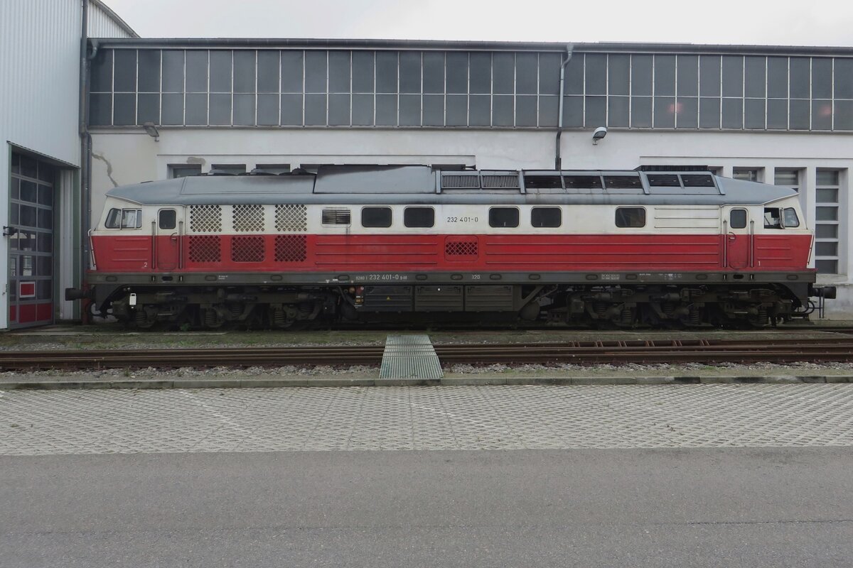 An der Tag der Schiene von DB, 17 September 2022, könnte der ex-East West railways, heute DB 232 401 ins Bw Seddin fotografiert werden.