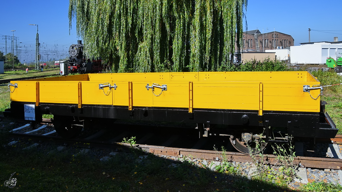 Anfang September 2021 stand im Eisenbahnmuseum Koblenz dieser SKL-Anhänger.