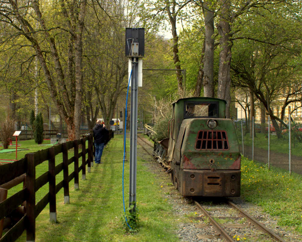 Anlässlich der Hof-Plauener Dampftage wurde bei der Parkeisenbahn Plauen eine Parade gemacht. Hier die BN30 bei der Einfahrt Hainstraße