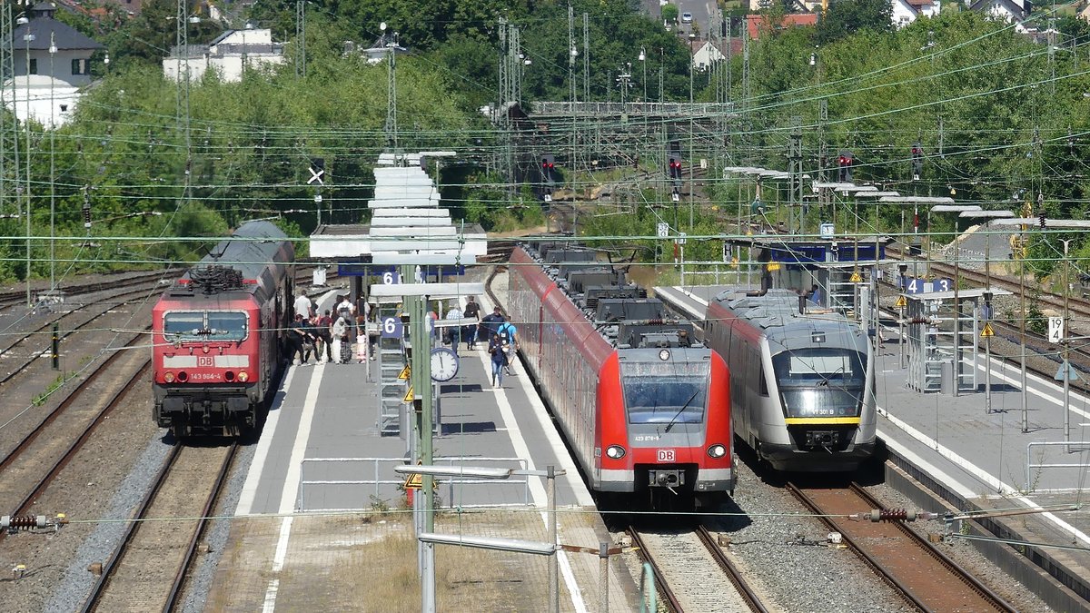 Anschlusstreffen in Niedernhausen. Aufgenommen am 6.7.2018 12:00