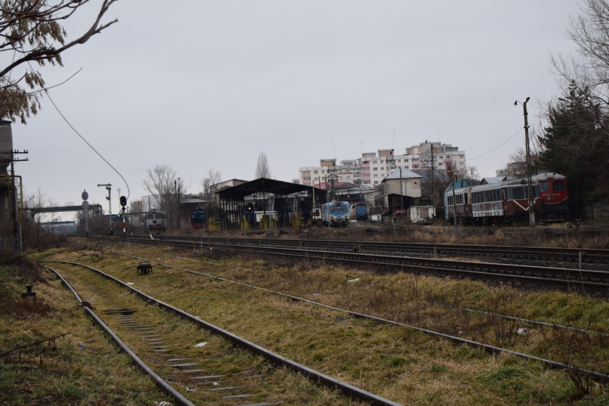 Ansicht des Betriebswerks Pitesti, am 13.02.2016.
