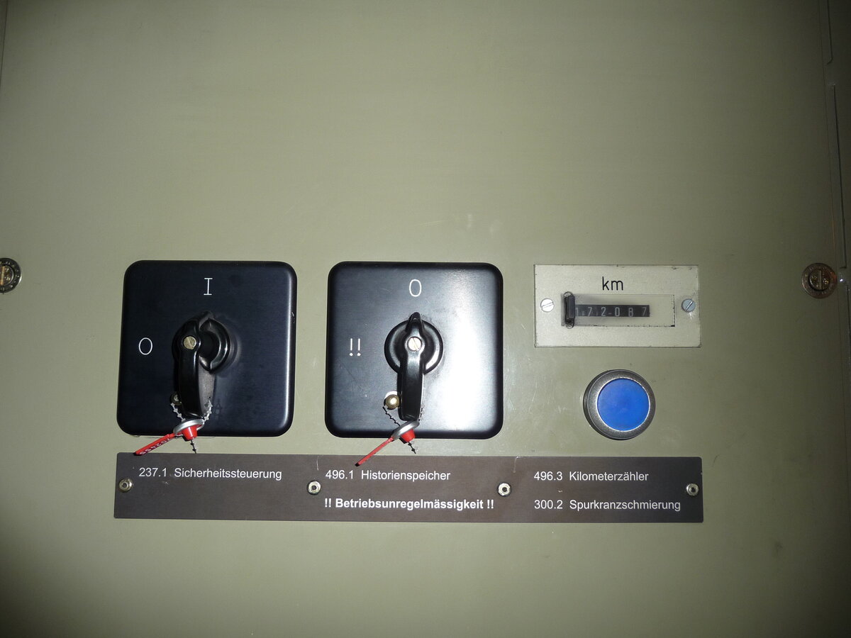 Apparate im Maschinenraum der Bls Re 4/4 170.
4.September.2022