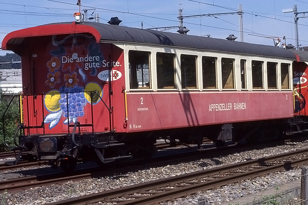 Appenzeller Bahnen, 11, B, 08.08.2004 Grossau 




