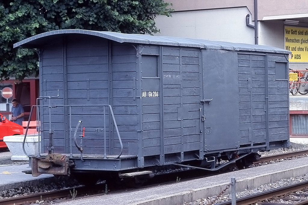 Appenzeller Bahnen, 206, Gk, 08.08.2004 Appenzell



