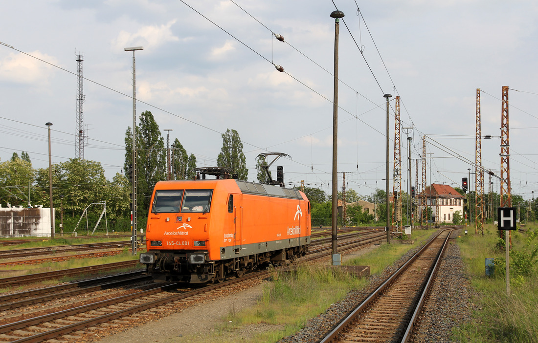 ArcelorMittal Eisenhüttenstadt Transport GmbH 145-CL 001 // Frankfurt (Oder) Pbf  // 24. Mai 2019