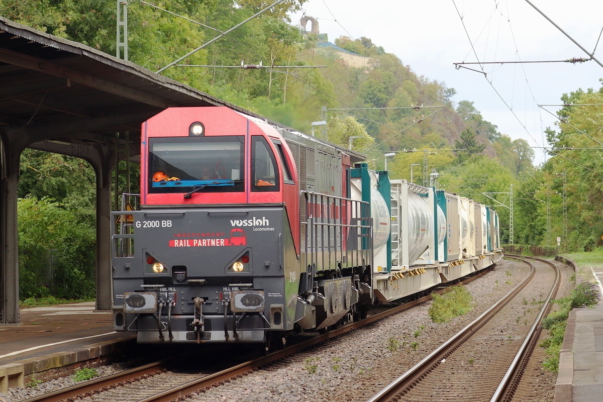 ATLU 1273 107-3 in Diensten von IRP durchf�hrt mit einem Containerzug Remagen-Rolandseck 31.8.2026