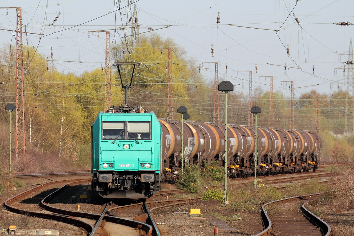 ATLU 185 611-1 in Recklinghausen-Ost 1.4.2019