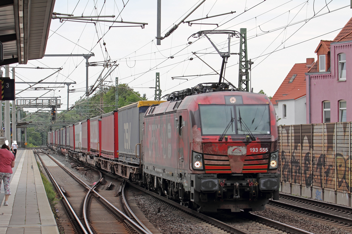 ATLU 193 555 unterwegs für TXL in Hannover-Linden/Fischerhof 1.8.2020