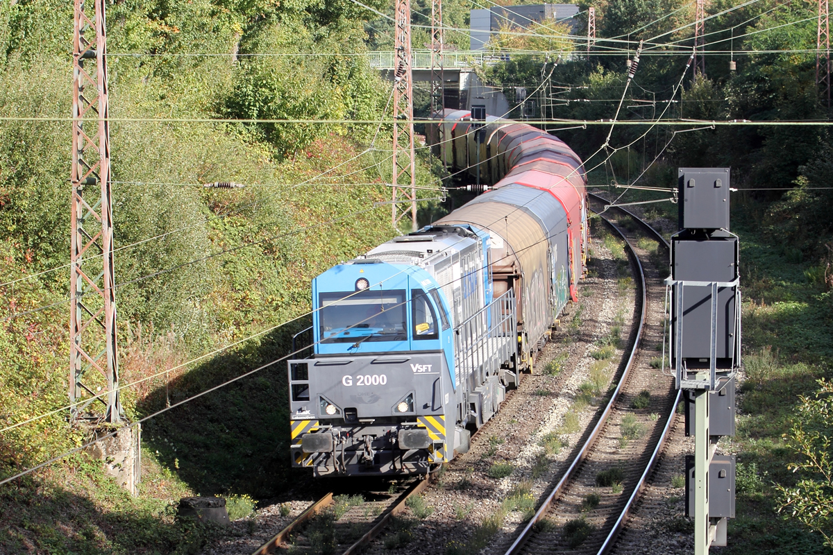 ATLU 273 009-1 auf der Hamm-Osterfelder Strecke in Recklinghausen 7.10.2022
