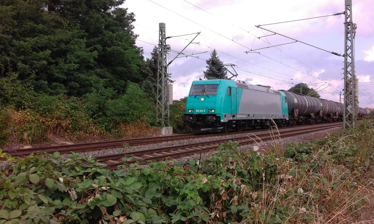 Auf dem Weg in den Urlaub auf Usedom machten wir in Leipzig Halt. Da unser Hotel in der Nähe der Bahnlinie lag, ging ich mit Luka zusammen auf Sujetjagd.

Sehr langsam kam die 185 612 mit ihrem Kesselwagenzug dahergefahren, wie wenn sie Mühe mit ihrer Last gehabt hätte.

Leipzig - Lindenau, 10.07.2018