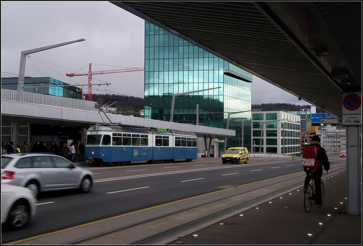 Auf der Hardbrücke -

hält ein Mirage-Tram der Linie 8 am dortigen S-Bahnhof.

13.03.2019 (M) 