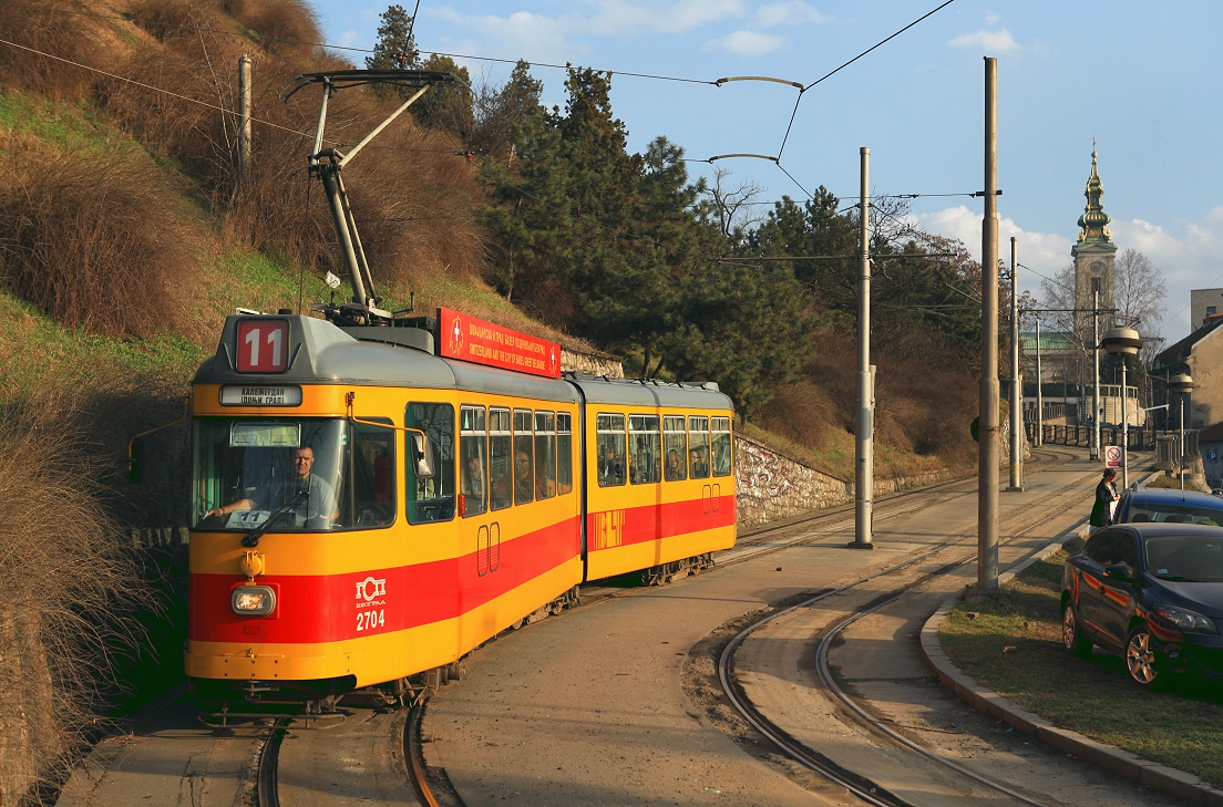 Aufnahme unterhalb der Festung Belgrad, 27.02.2017.
