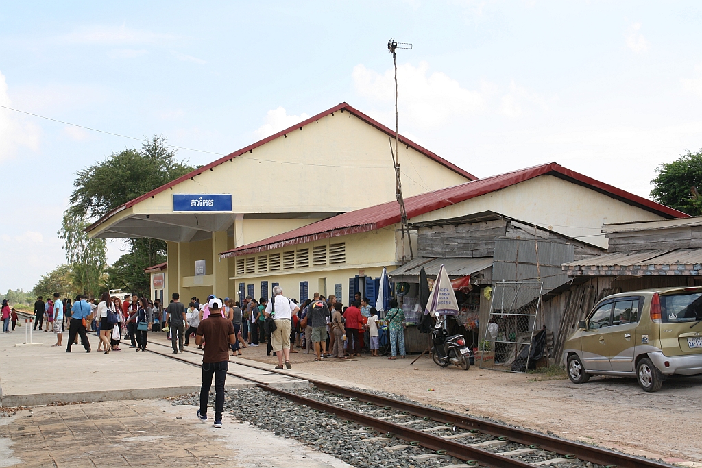 Aufnahmsgebäude der Takeo Station am 18.März 2017.