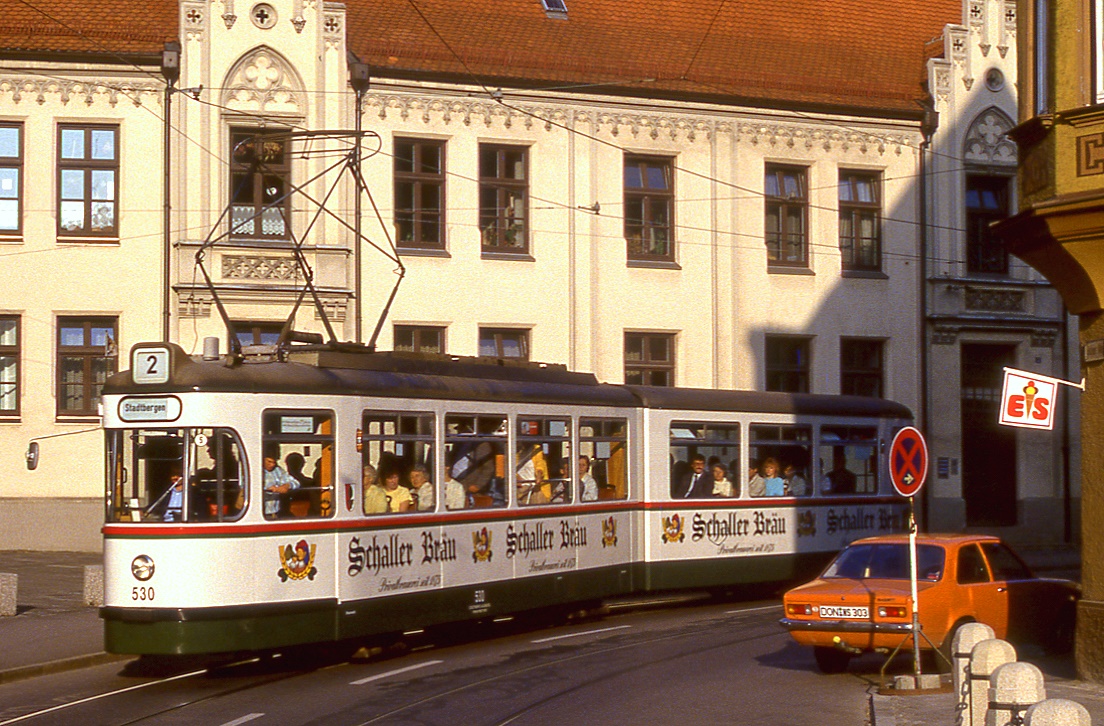 Augsburg 530, Hoher Weg, 31.08.1987.