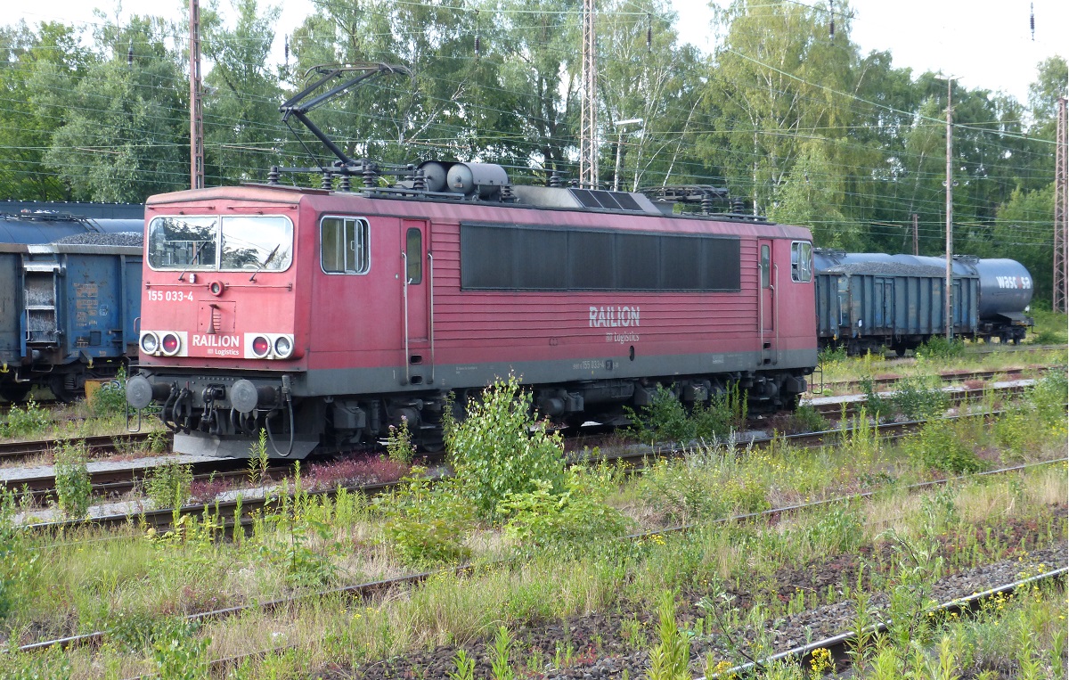 Aus dem Archiv: 155 033-4 Bahnhof Gladbeck 02.07.2014