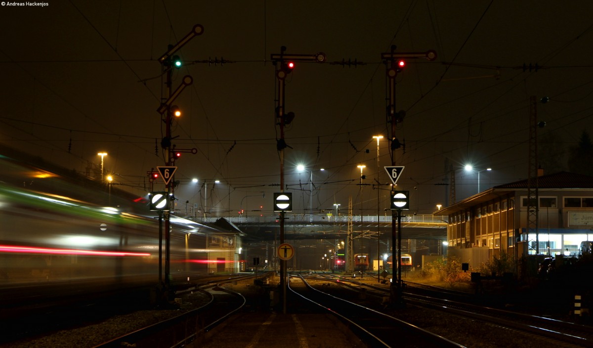 Ausfahrsignale N2,N5 und N3 in Villingen 20.11.14