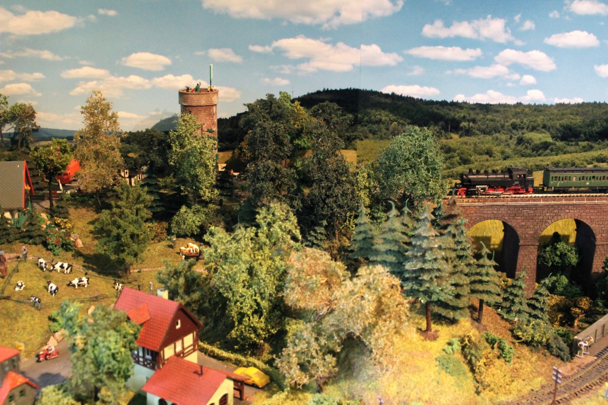Aussichtsturm  Hoher Stein 

Anlage  Von Birkenthal nach Waldaue, Spur TT
Datum:13.04.2014