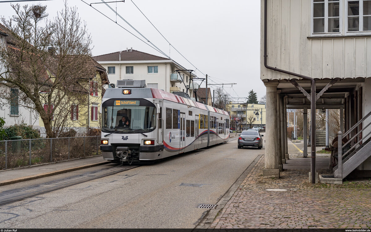 AVA-WSB ABe 4/8 32 / Oberentfelden, 13. Dezember 2025<br>
S14 Aarau - Schöftland