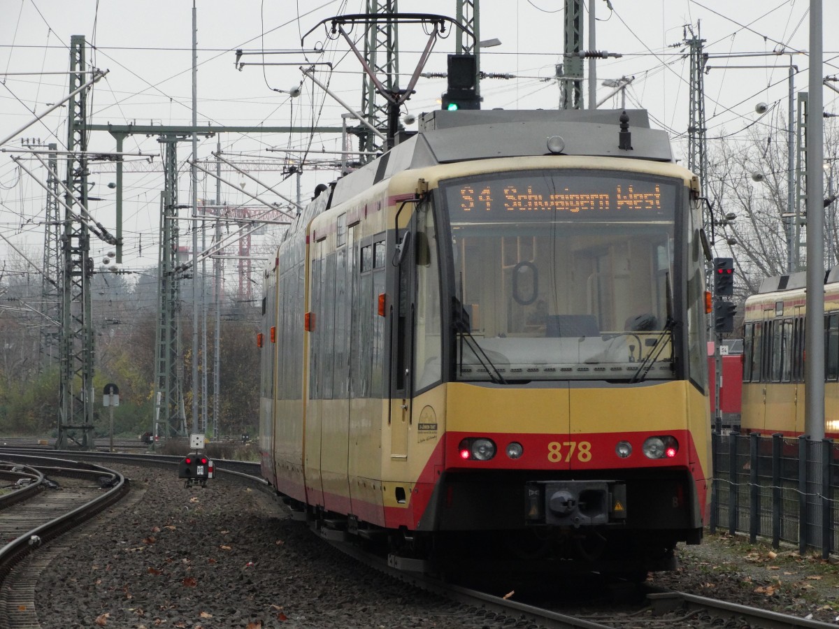 AVG 450 878 als S4 am 04.12.14 in Heilbronn 