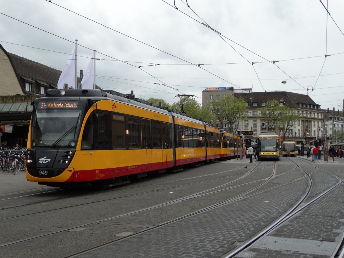 AVG Bombardier ET2010 949+9xx in Karlsruhe Hbf am 25.04.15