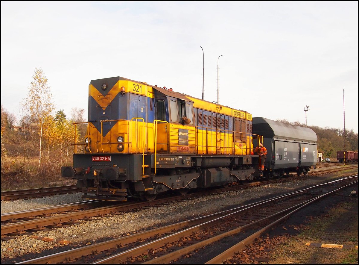 AWT 740 321-5 CAT in Kladno Dubi am 25. 11. 2017.