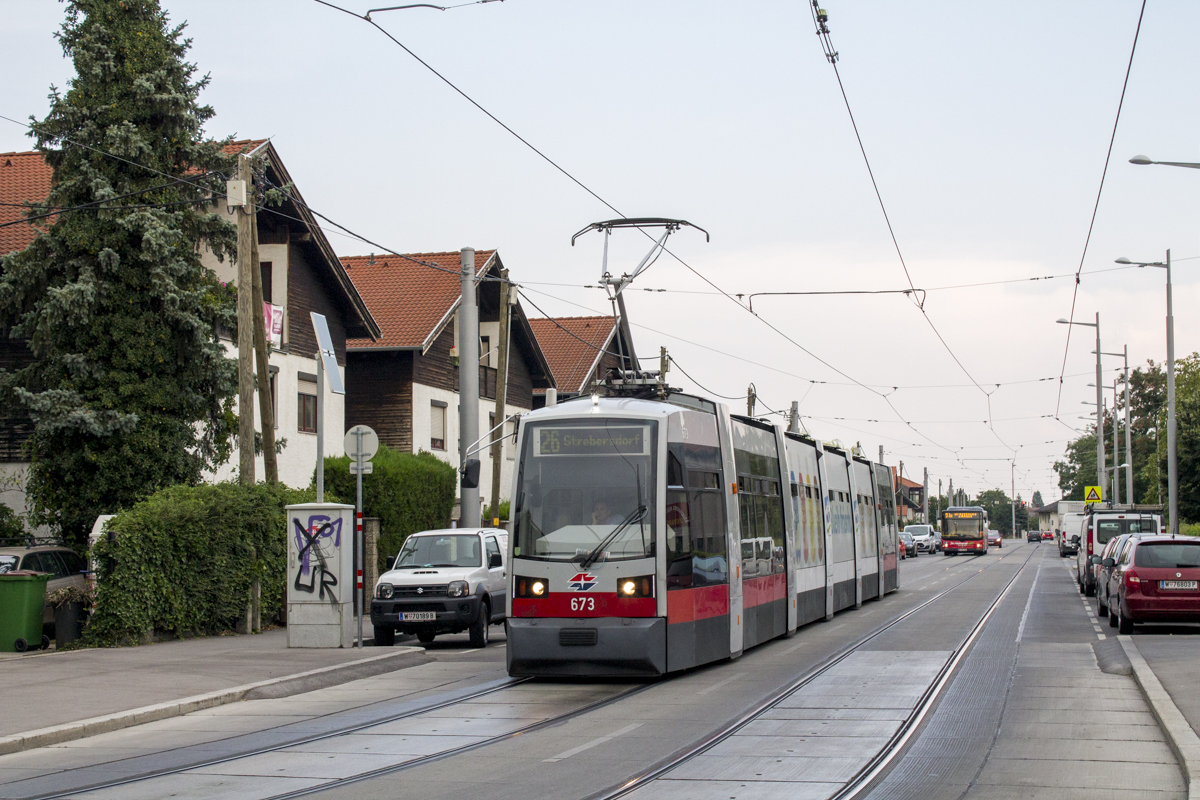 B 673 auf der Linie 26 am Heidjöchl, 15.08.2015