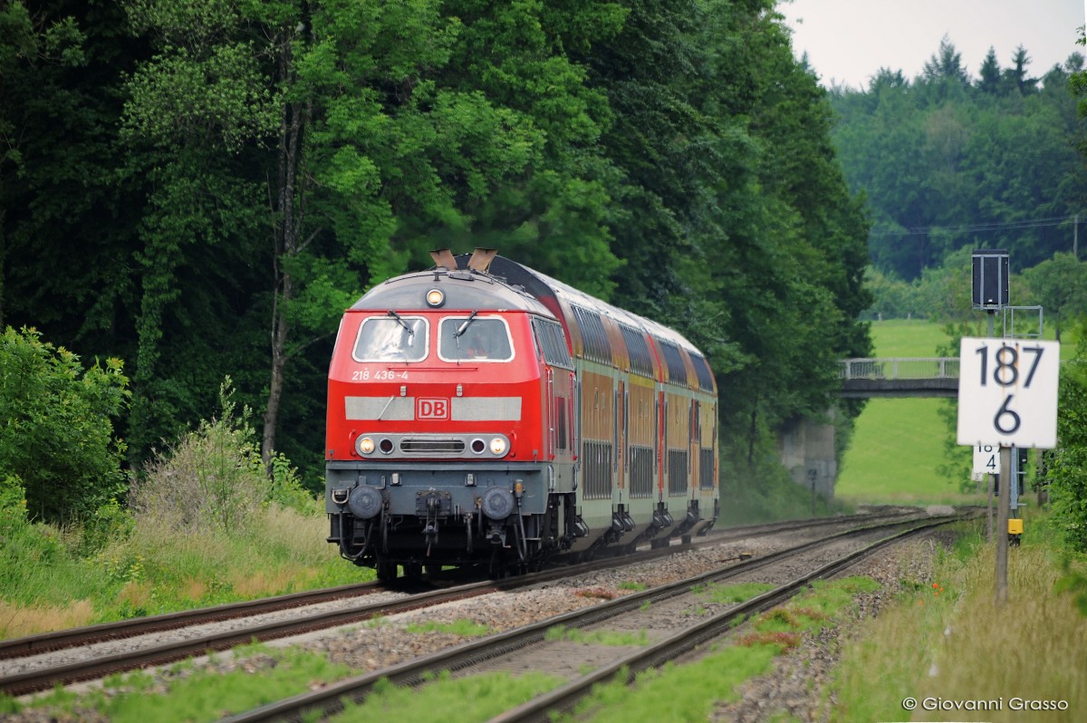 B218 DB REGIO - Meckenbeuren 01.06.2014 