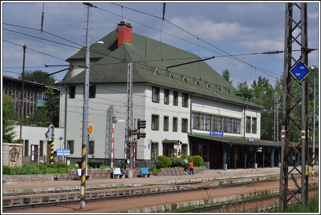 Bahnhof Štrba 895m ü/M. (05.06.2014)