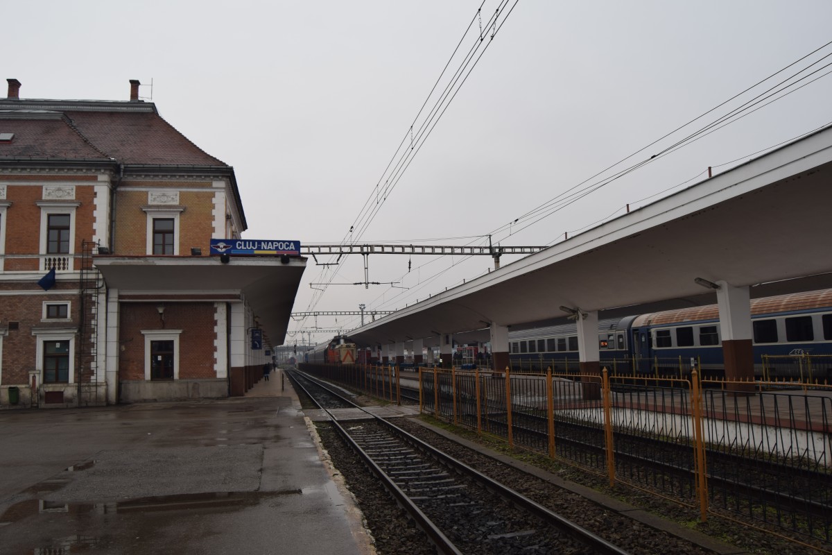 Bahnhof Cluj Napoca am 28.11.2015.