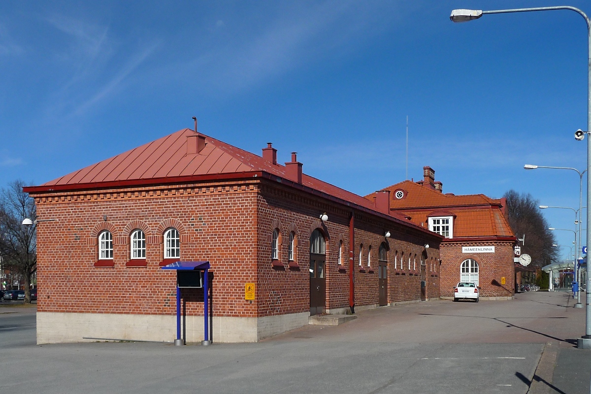 Bahnhof Hämeenlinna, Finnland, 3.5.13
