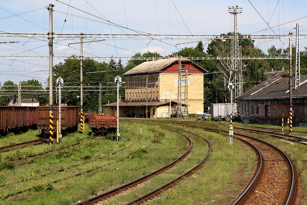 Bahnhof Jihlava mesto am 09.August 2019.