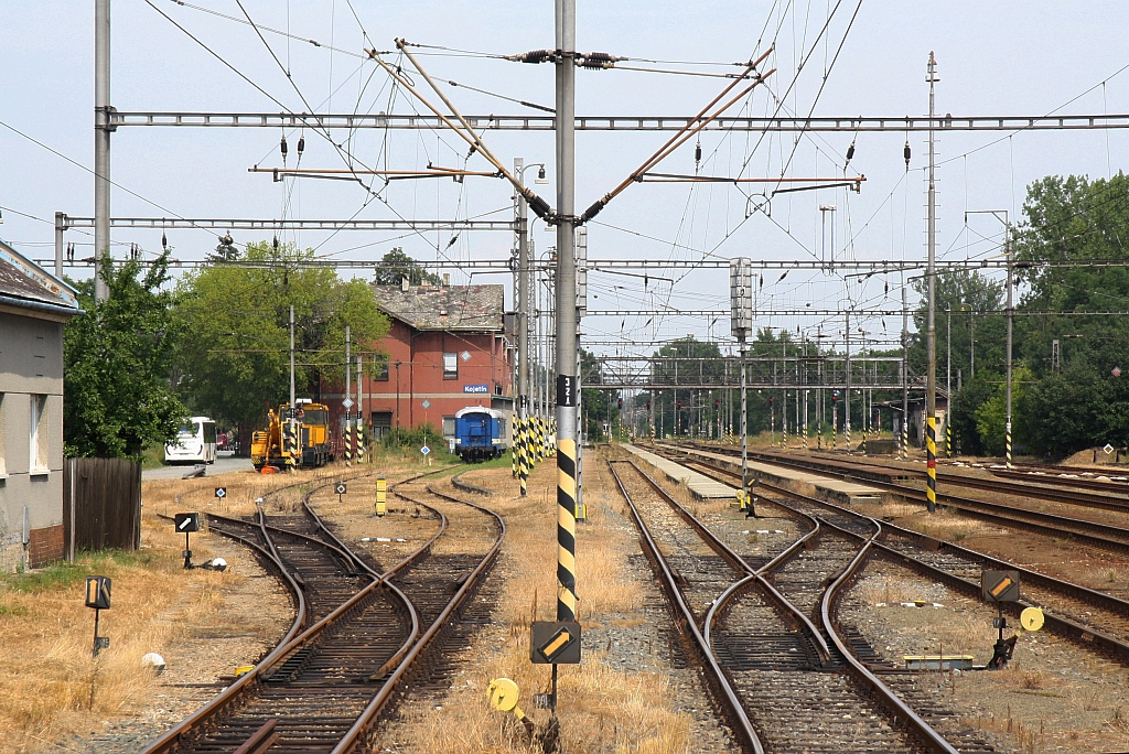 Bahnhof Kojetin am 20.Juli 2019.