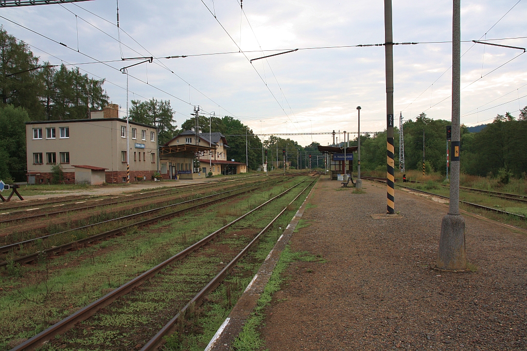 Bahnhof Kostelec u Jihlavy am 29.Juli 2018.