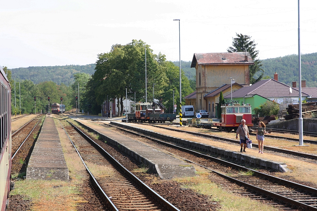 Bahnhof Moravske Branice am 18.August 2018.