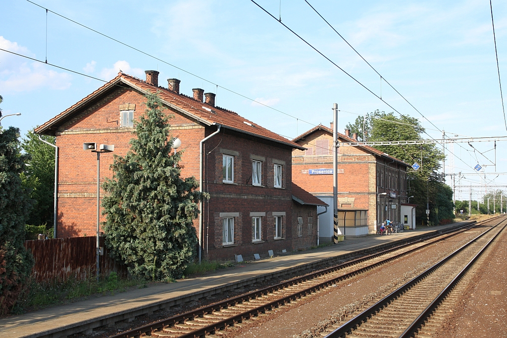Bahnhof Prosenice am 11.August 2018.