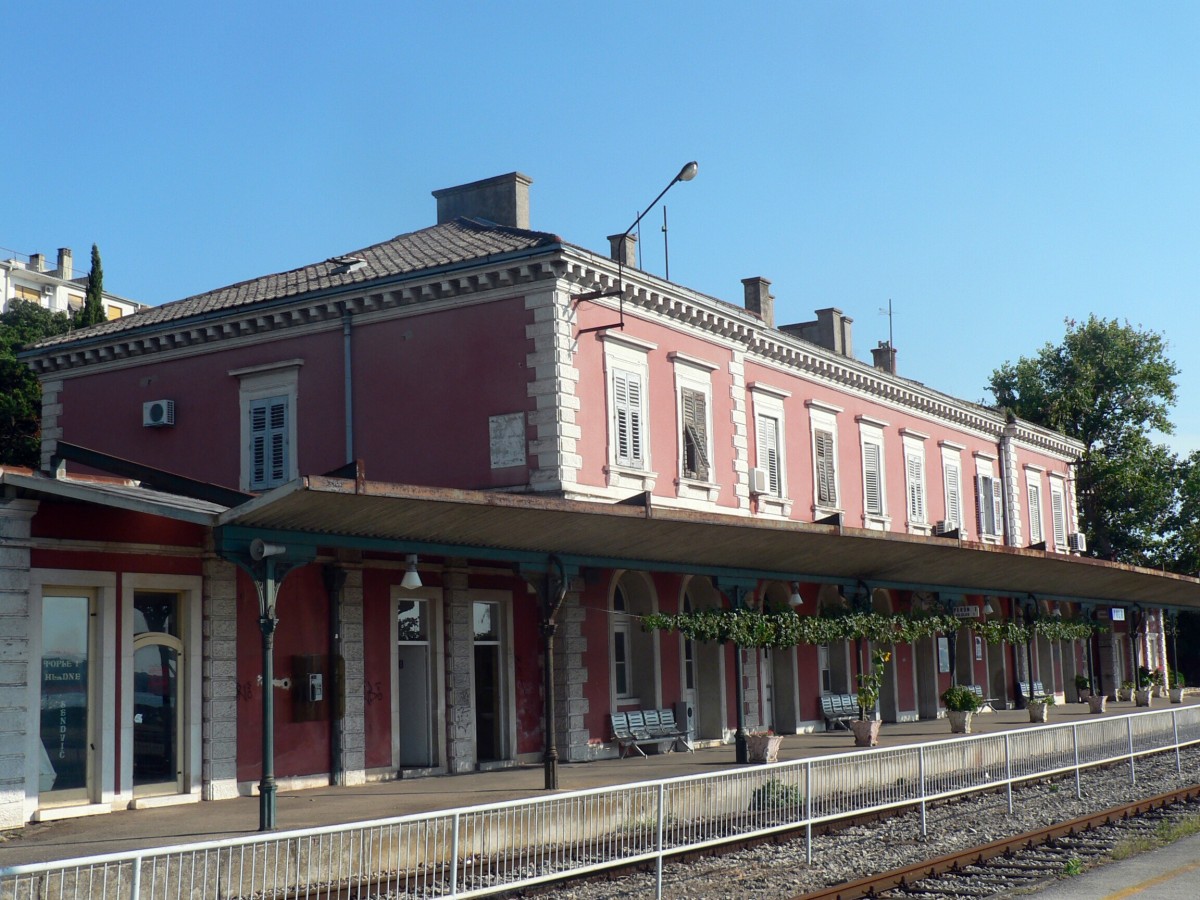 Bahnhof Pula im Jahr 2014 