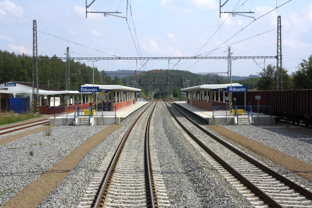 Bahnhof Rikonin am 24.August 2019.
