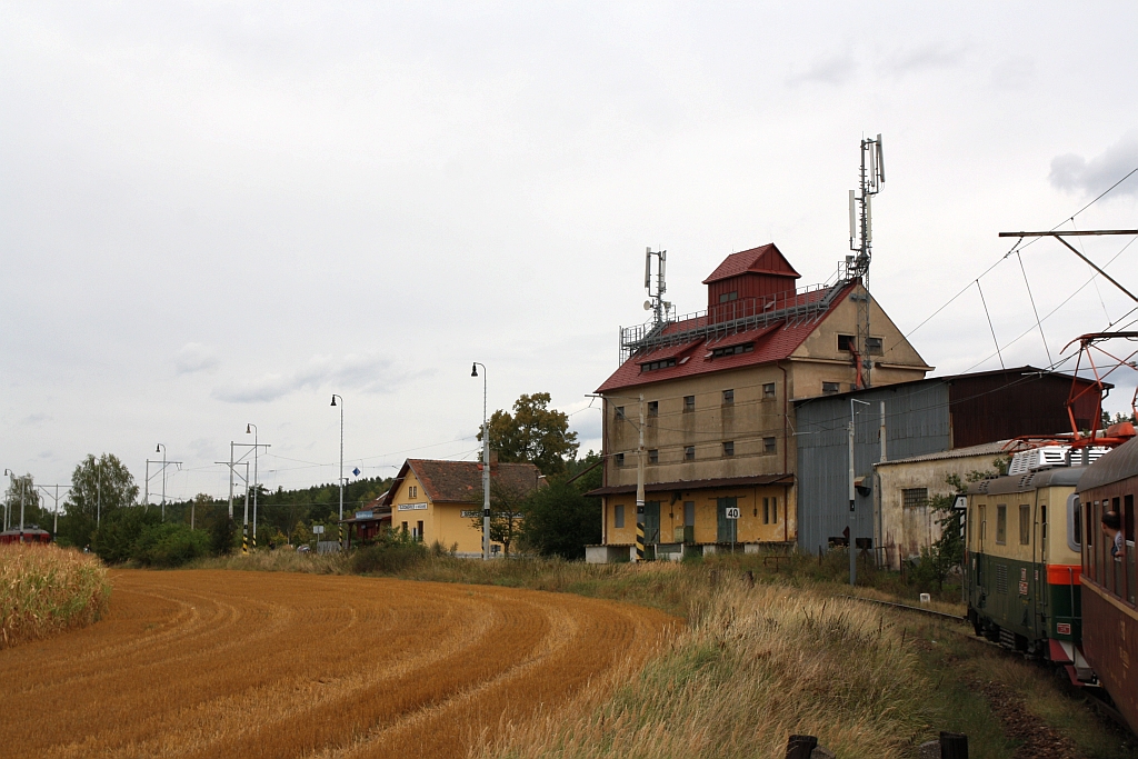 Bahnhof Sudomerice u Bechyne am 25.August 2018.
