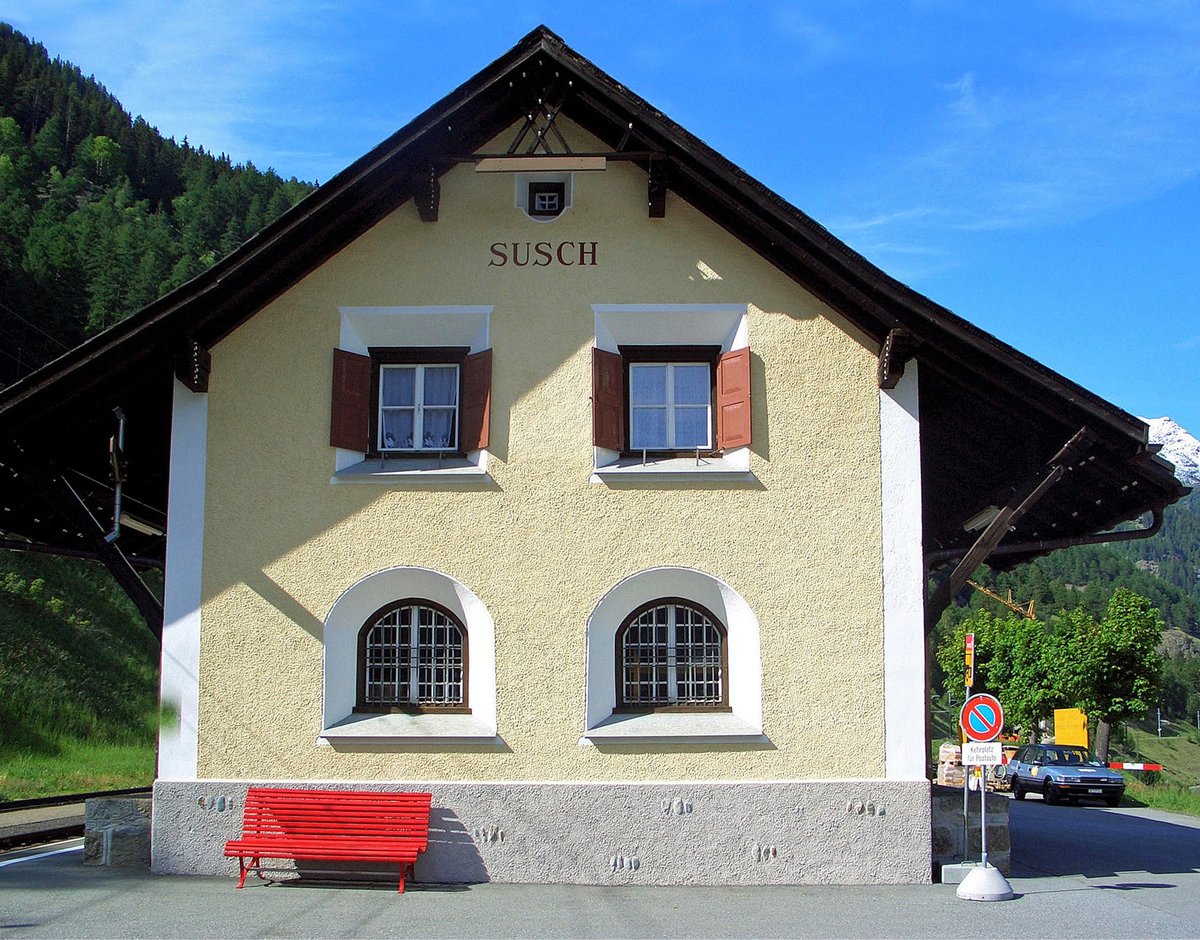 Bahnhof Susch im Unterengadin - 30.05.2007