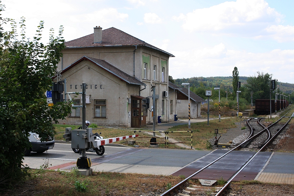 Bahnhof Tetcice am 15.August 2018.