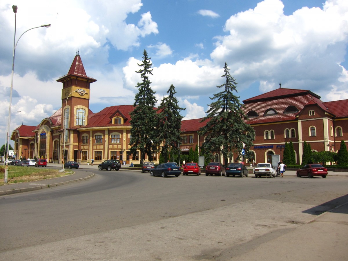 Bahnhof von Ushgorod Ukraine,
08.07.2014